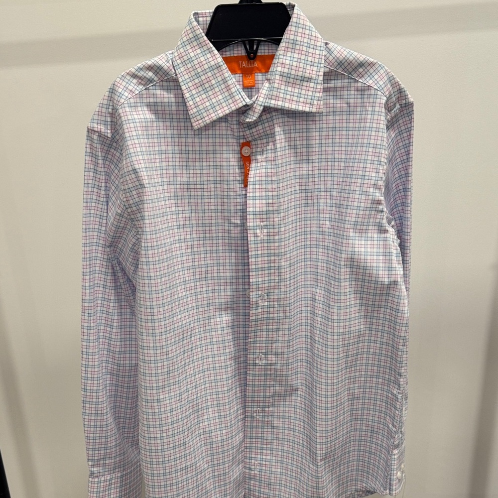 TALLIA Kids Multicolor Plaid Button-Down Shirt